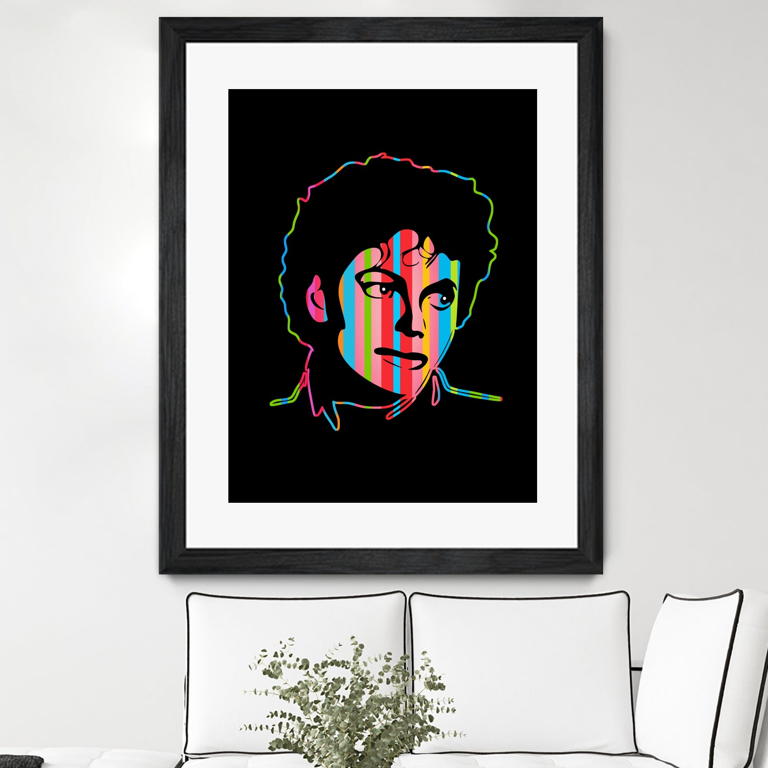 Michael Jackson | Dark | Pop Art by William Cuccio on GIANT ART - black digital drawing