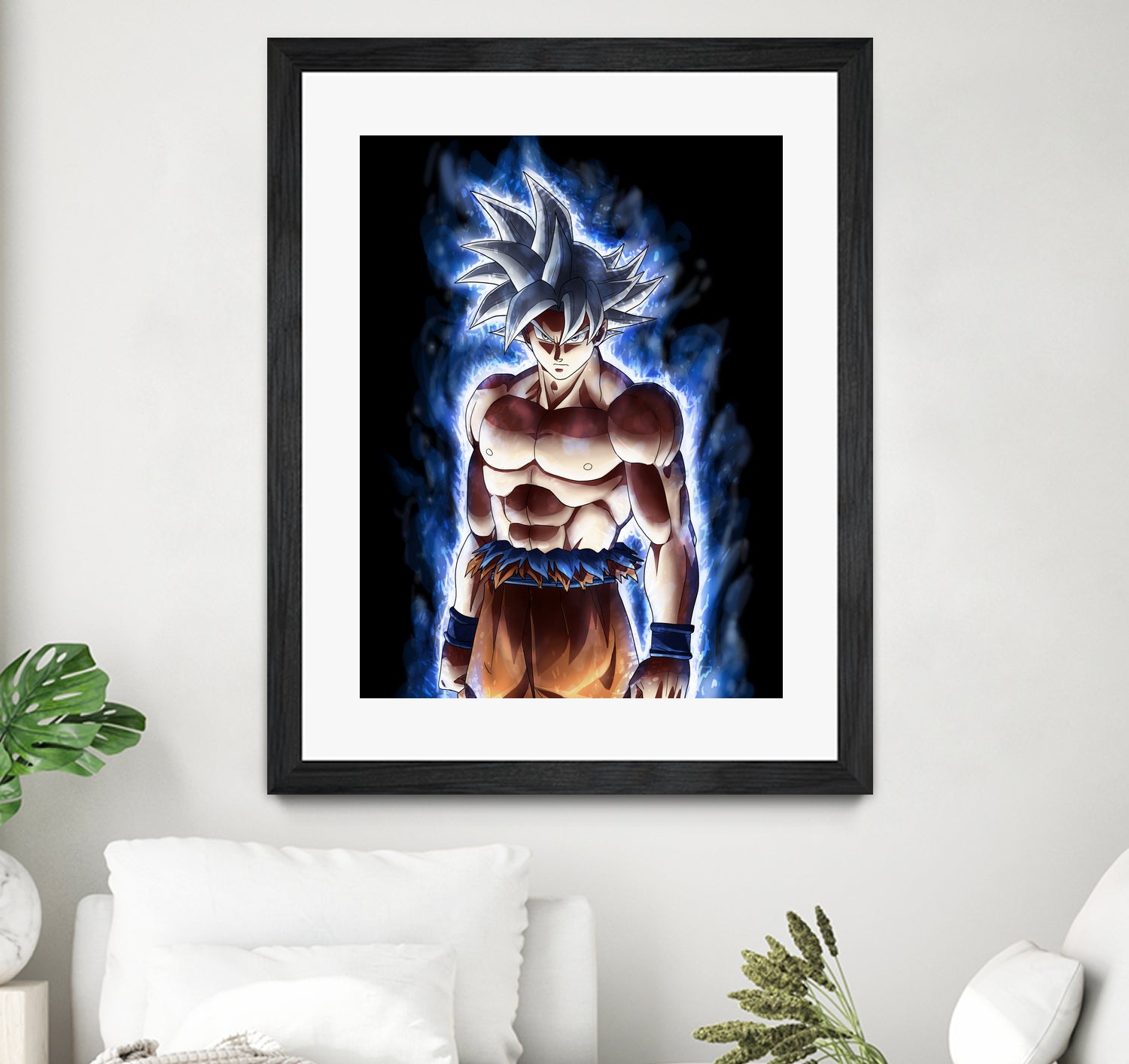 Goku ultra instinct - Selfish doctrine by MCAshe 24 on GIANT ART - blue digital drawing