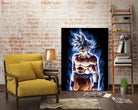 Goku ultra instinct - Selfish doctrine by MCAshe 24 on GIANT ART - blue digital drawing