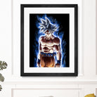 Goku ultra instinct - Selfish doctrine by MCAshe 24 on GIANT ART - blue digital drawing