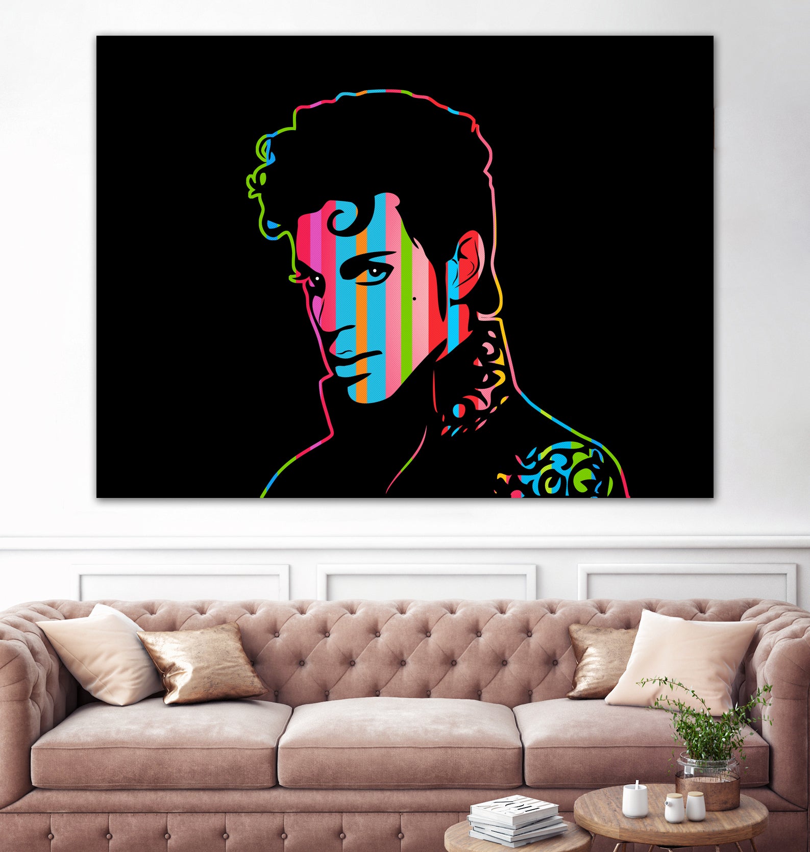 Prince | Dark | Pop Art by William Cuccio on GIANT ART - black digital drawing