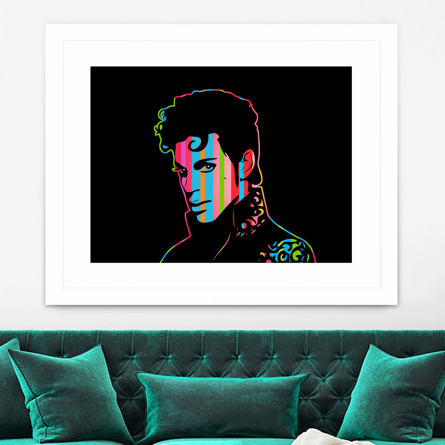 Prince | Dark | Pop Art by William Cuccio on GIANT ART - black digital drawing