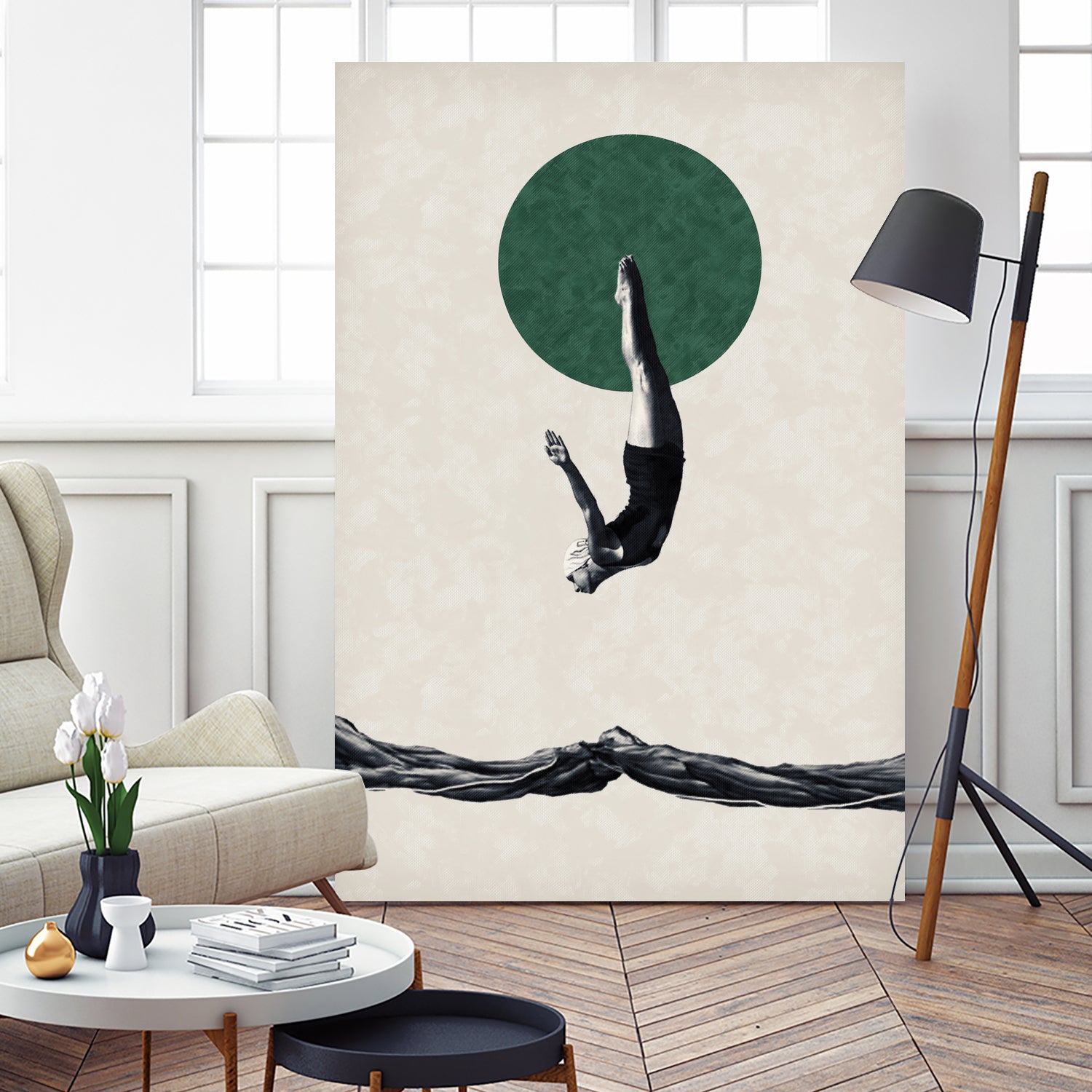 Dive ... by Menelaos Trompoukis on GIANT ART - white digital painting