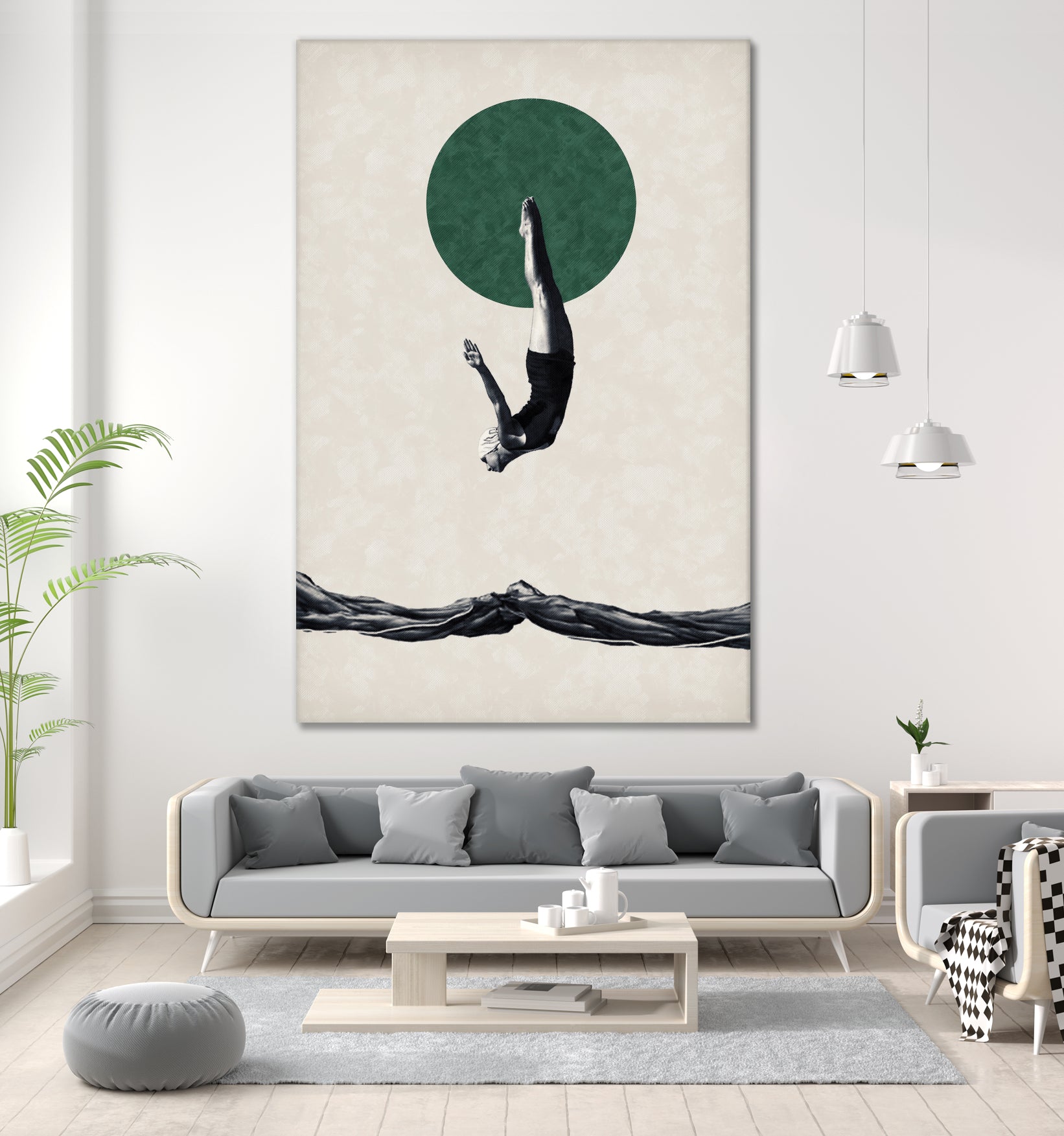 Dive ... by Menelaos Trompoukis on GIANT ART - white digital painting