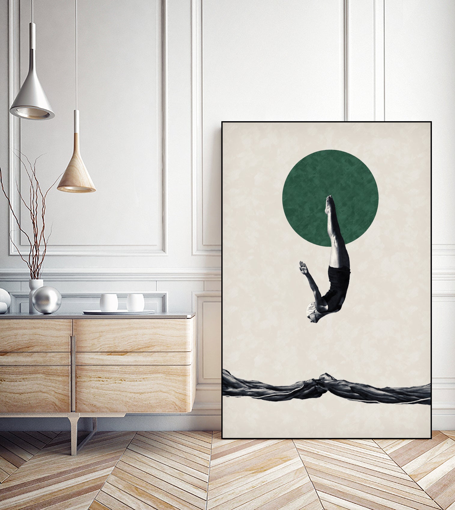 Dive ... by Menelaos Trompoukis on GIANT ART - white digital painting