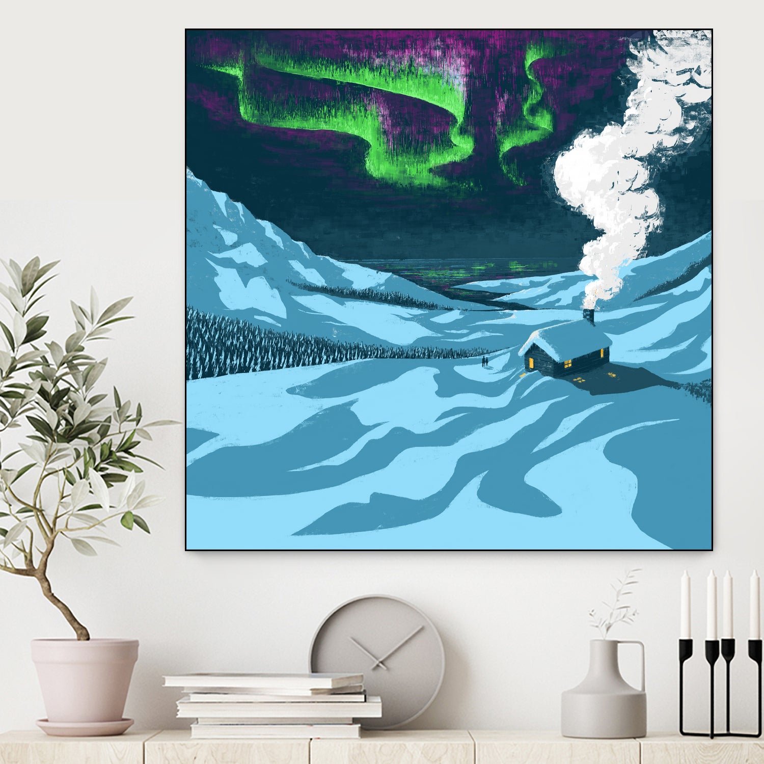 Aurora by Mark Frudd on GIANT ART - white digital painting