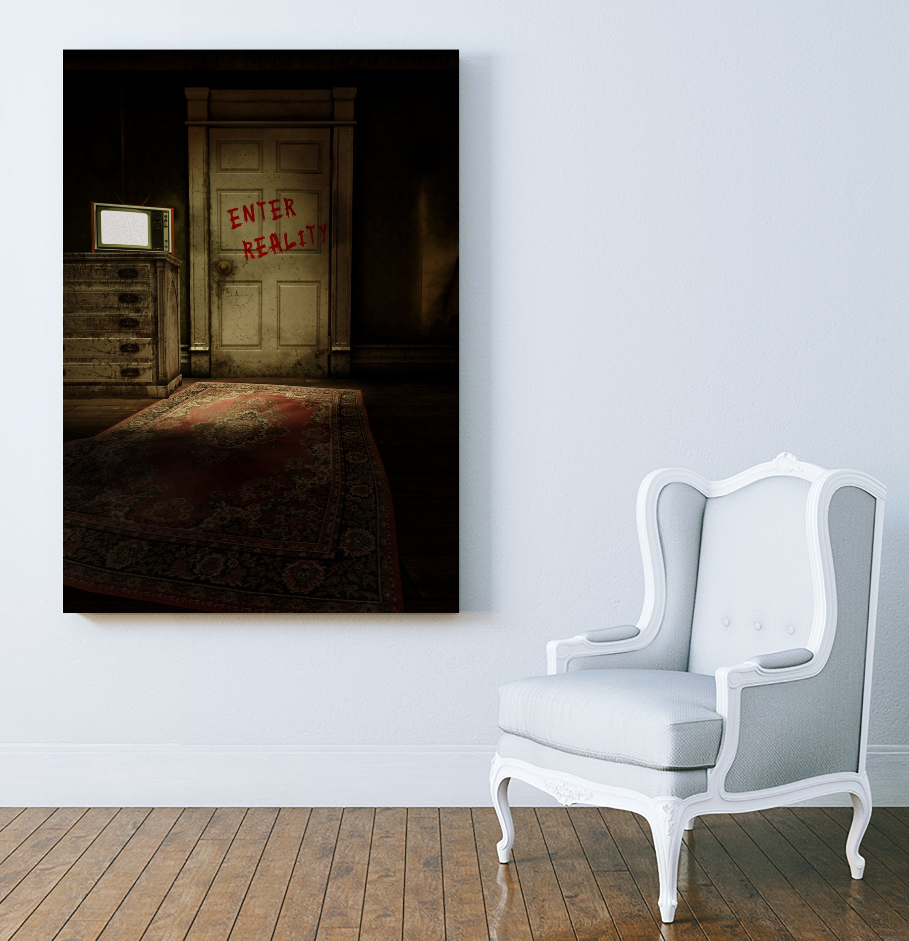 Enter Reality by Liam Langford on GIANT ART - brown 3d art