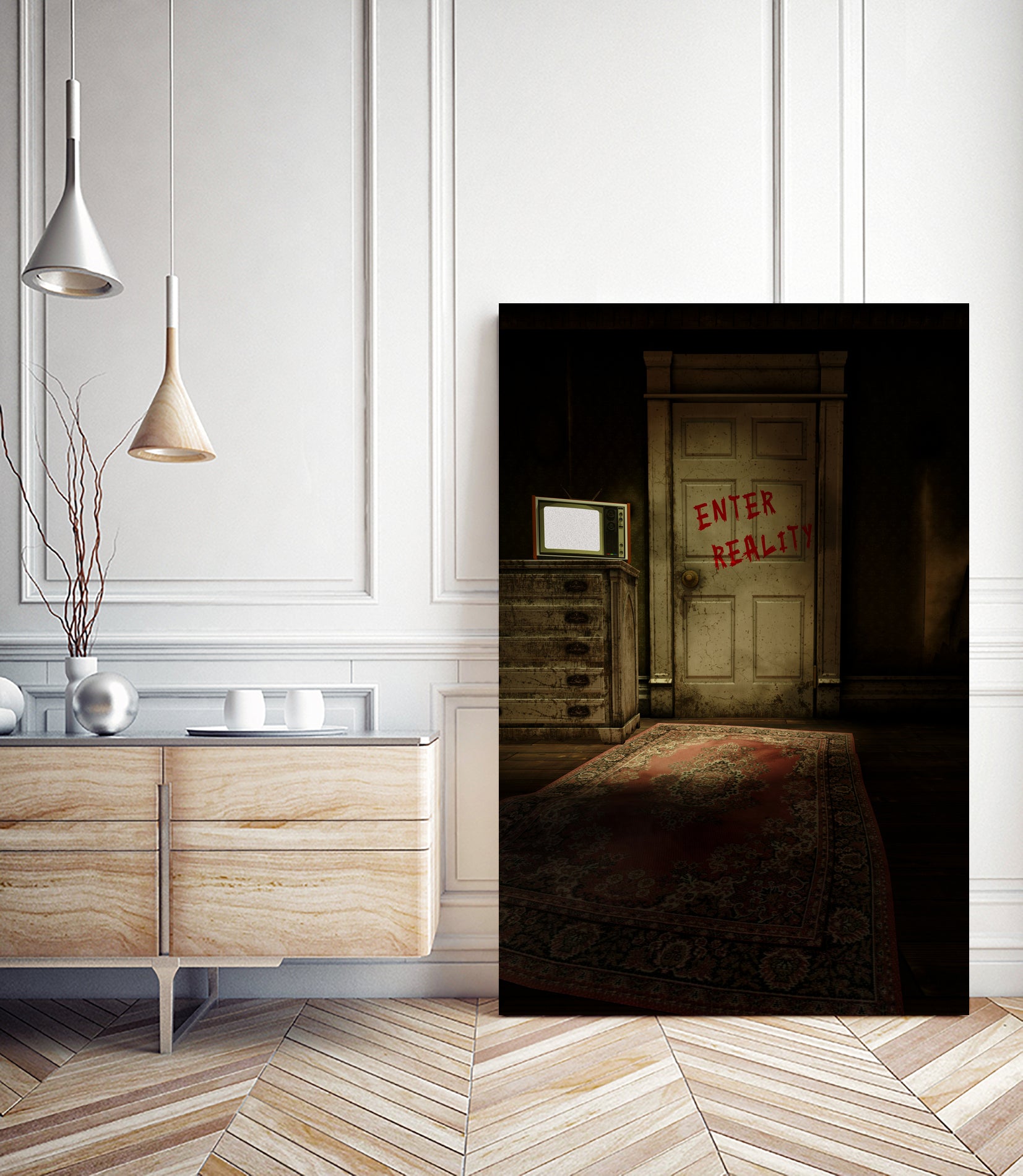 Enter Reality by Liam Langford on GIANT ART - brown 3d art