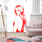 Britney Spears | Pop Art by William Cuccio on GIANT ART - red digital drawing