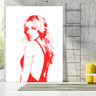 Britney Spears | Pop Art by William Cuccio on GIANT ART - red digital drawing