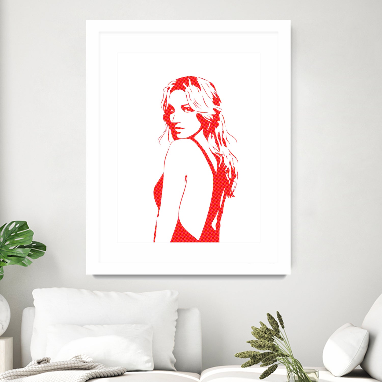 Britney Spears | Pop Art by William Cuccio on GIANT ART - red digital drawing