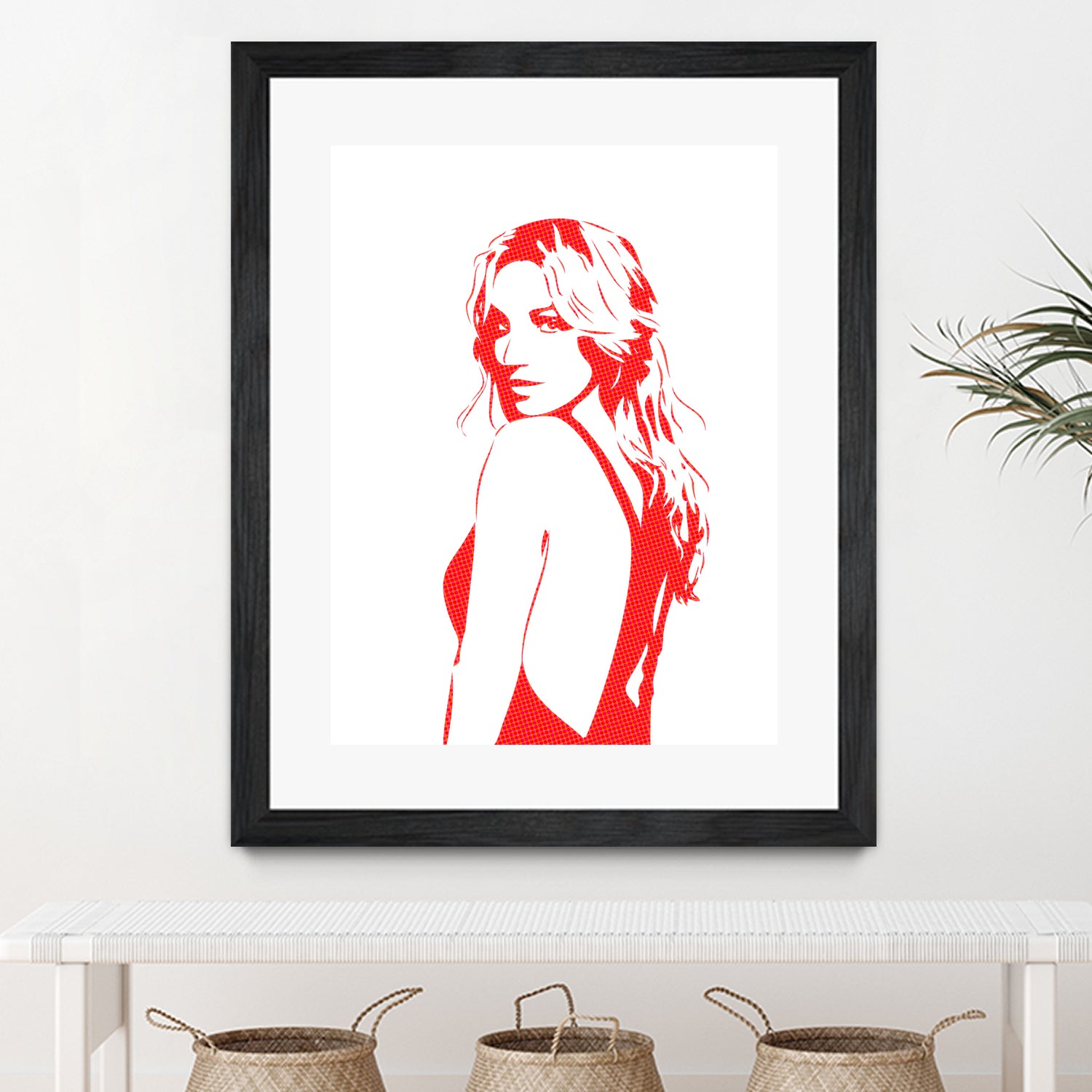 Britney Spears | Pop Art by William Cuccio on GIANT ART - red digital drawing