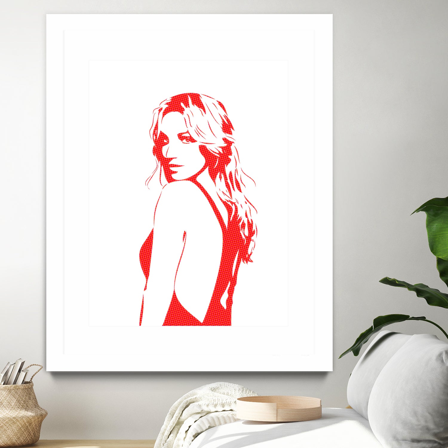 Britney Spears | Pop Art by William Cuccio on GIANT ART - red digital drawing