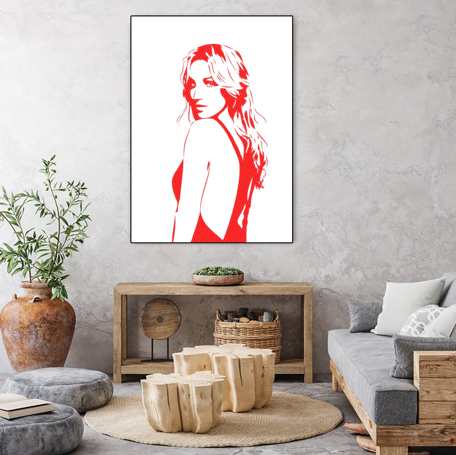 Britney Spears | Pop Art by William Cuccio on GIANT ART - red digital drawing