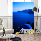 santorini1 n by Haris Kavalla on GIANT ART - blue photo manipulation