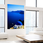 santorini1 n by Haris Kavalla on GIANT ART - blue photo manipulation