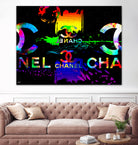 Colorful Chanel Art by Daniel Janda on GIANT ART - black mixed media