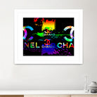 Colorful Chanel Art by Daniel Janda on GIANT ART - black mixed media