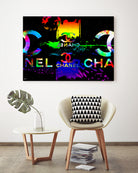 Colorful Chanel Art by Daniel Janda on GIANT ART - black mixed media