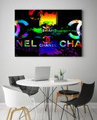 Colorful Chanel Art by Daniel Janda on GIANT ART - black mixed media