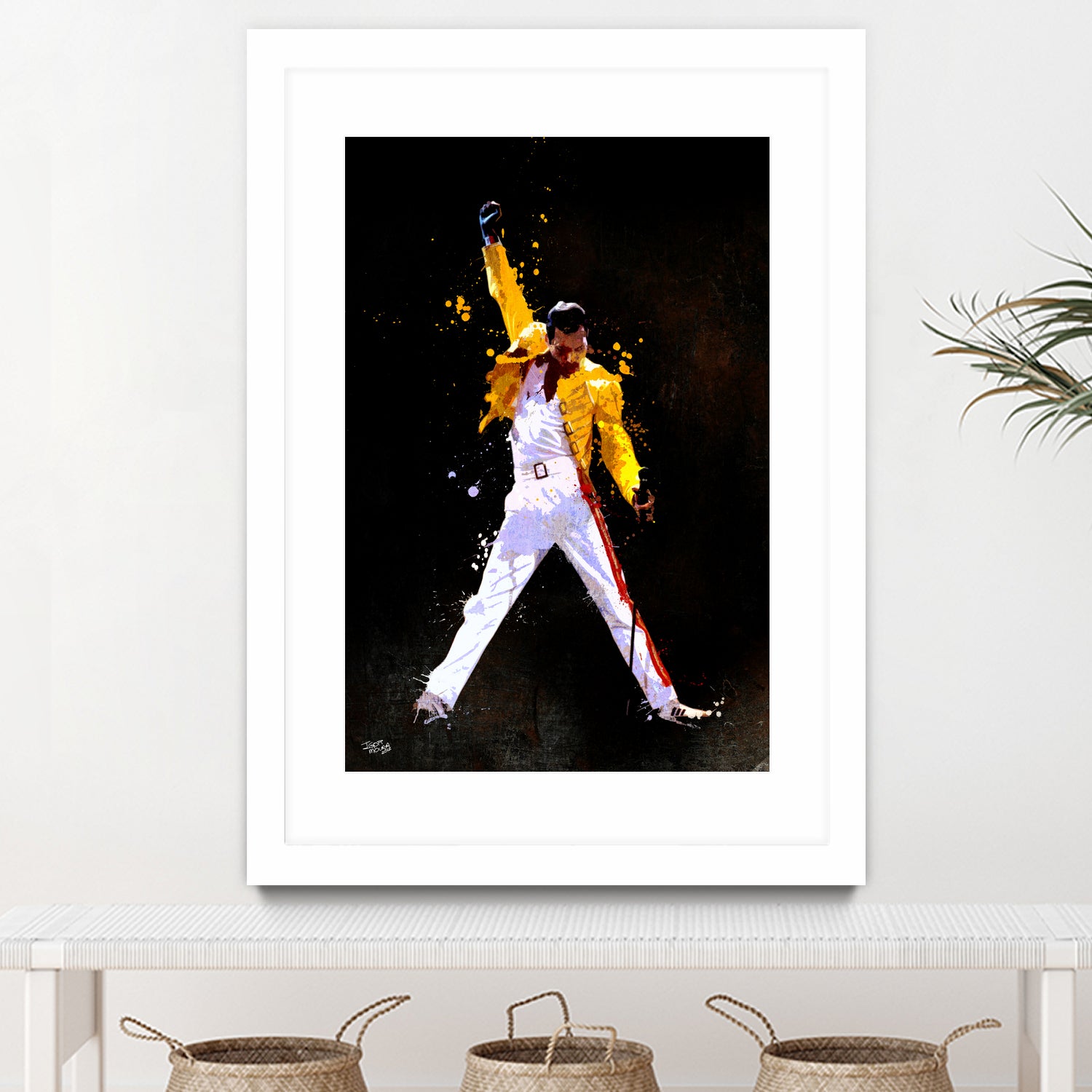 freddy mercury by Igor Moura on GIANT ART - black digital painting