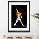 freddy mercury by Igor Moura on GIANT ART - black digital painting