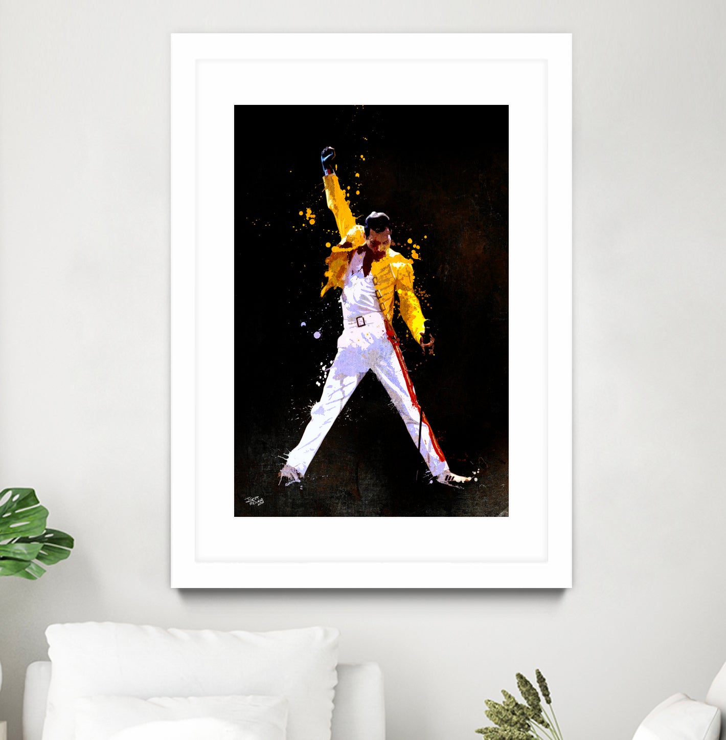 freddy mercury by Igor Moura on GIANT ART - black digital painting