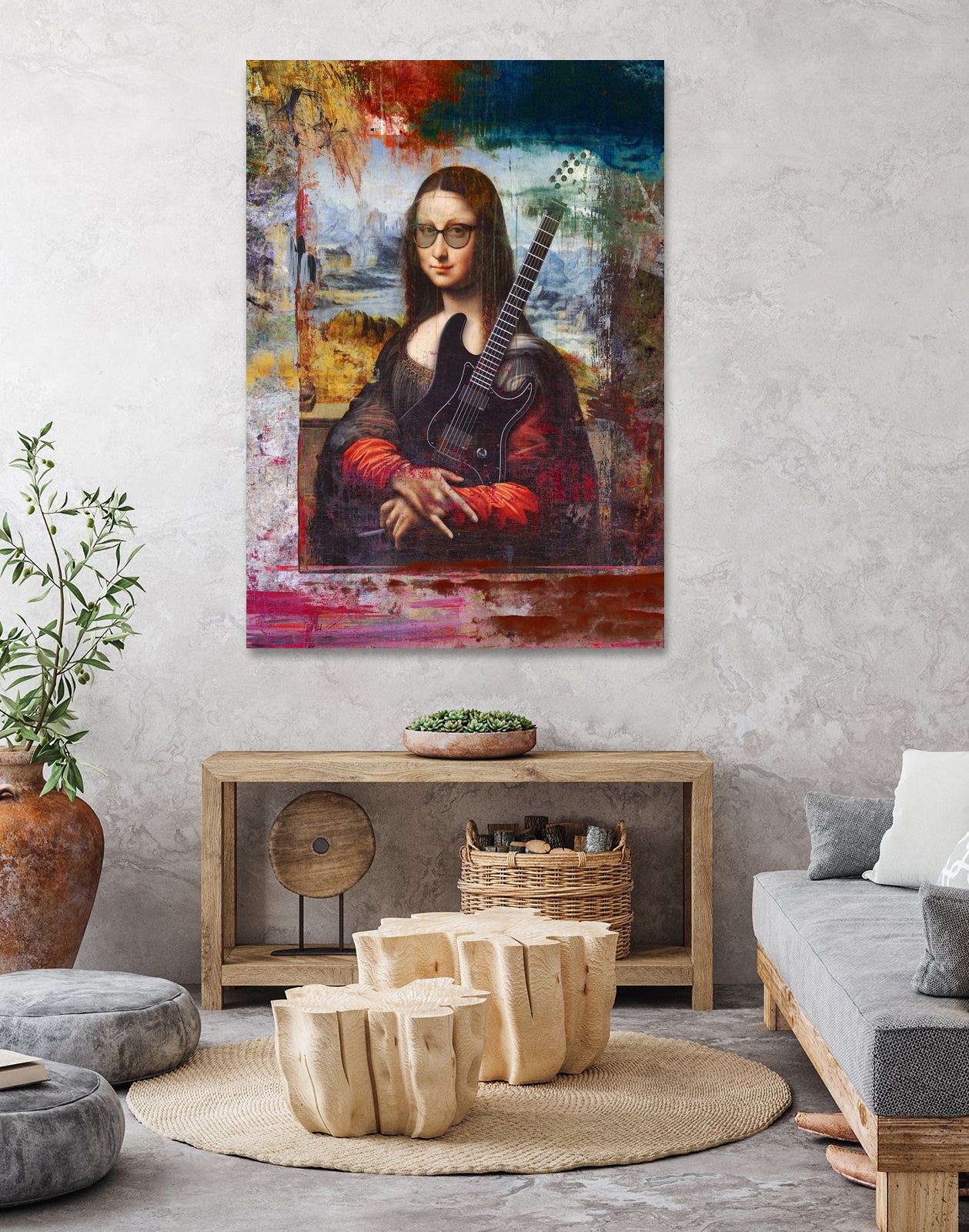 She Rocks by José Luis Guerrero on GIANT ART - red digital painting