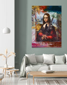 She Rocks by José Luis Guerrero on GIANT ART - red digital painting