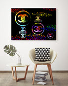 Chanel Spots by Daniel Janda on GIANT ART - black mixed media