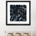 dark marble blue & black by Dirk Wüstenhagen on GIANT ART - black mixed media