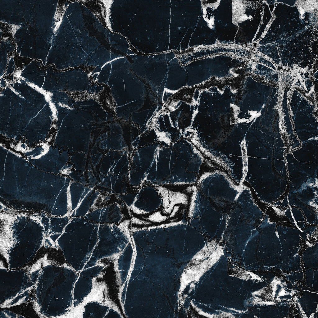 dark marble blue & black by Dirk Wüstenhagen on GIANT ART - black mixed media