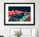 Meatpacking District by Night by Remko Heemskerk on GIANT ART - red digital painting