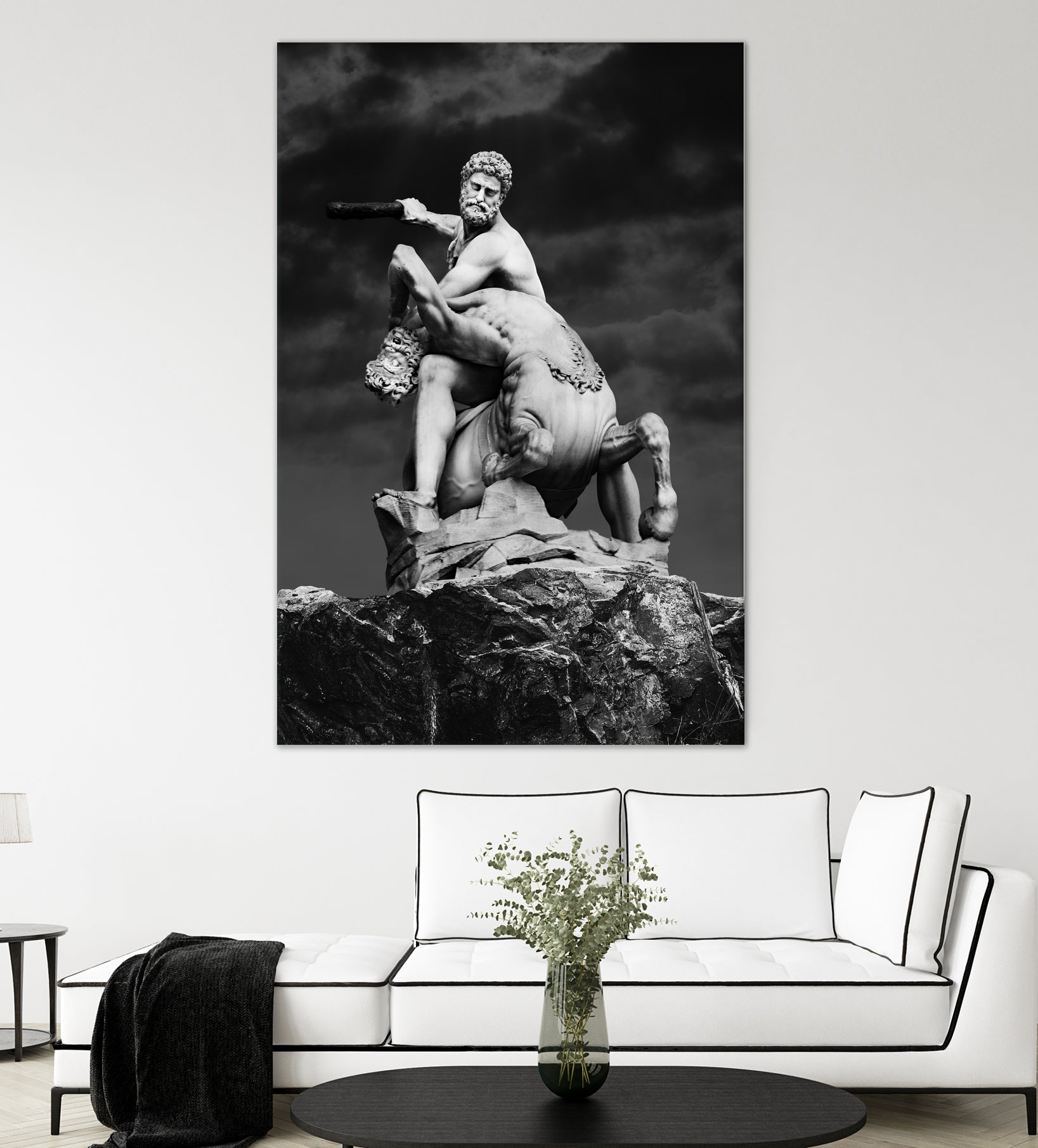 Heracles & Nessus by Burak Günay on GIANT ART - black digital painting