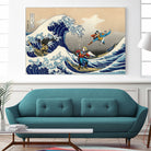 GREAT WAVE by Caterina Lo Cicero on GIANT ART - blue digital drawing