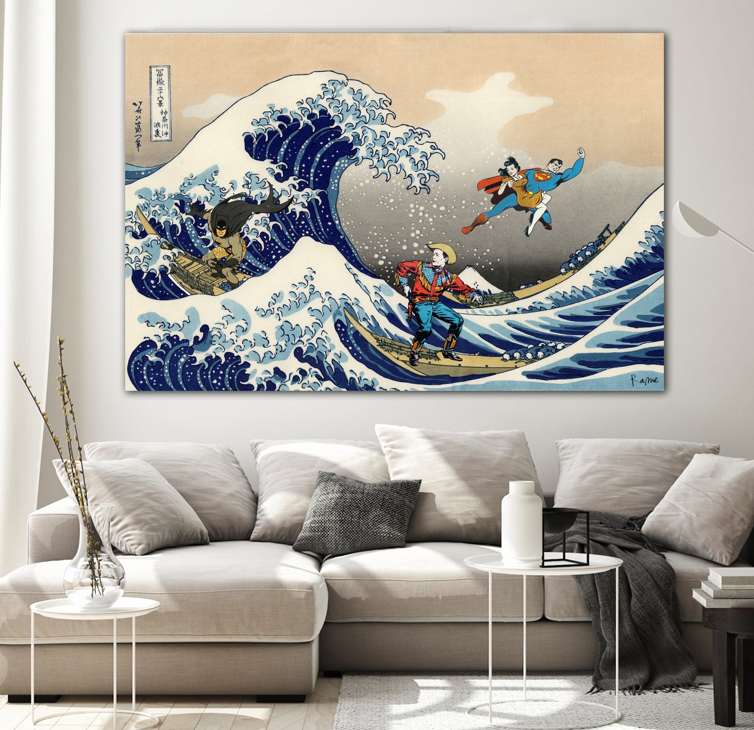 GREAT WAVE by Caterina Lo Cicero on GIANT ART - blue digital drawing