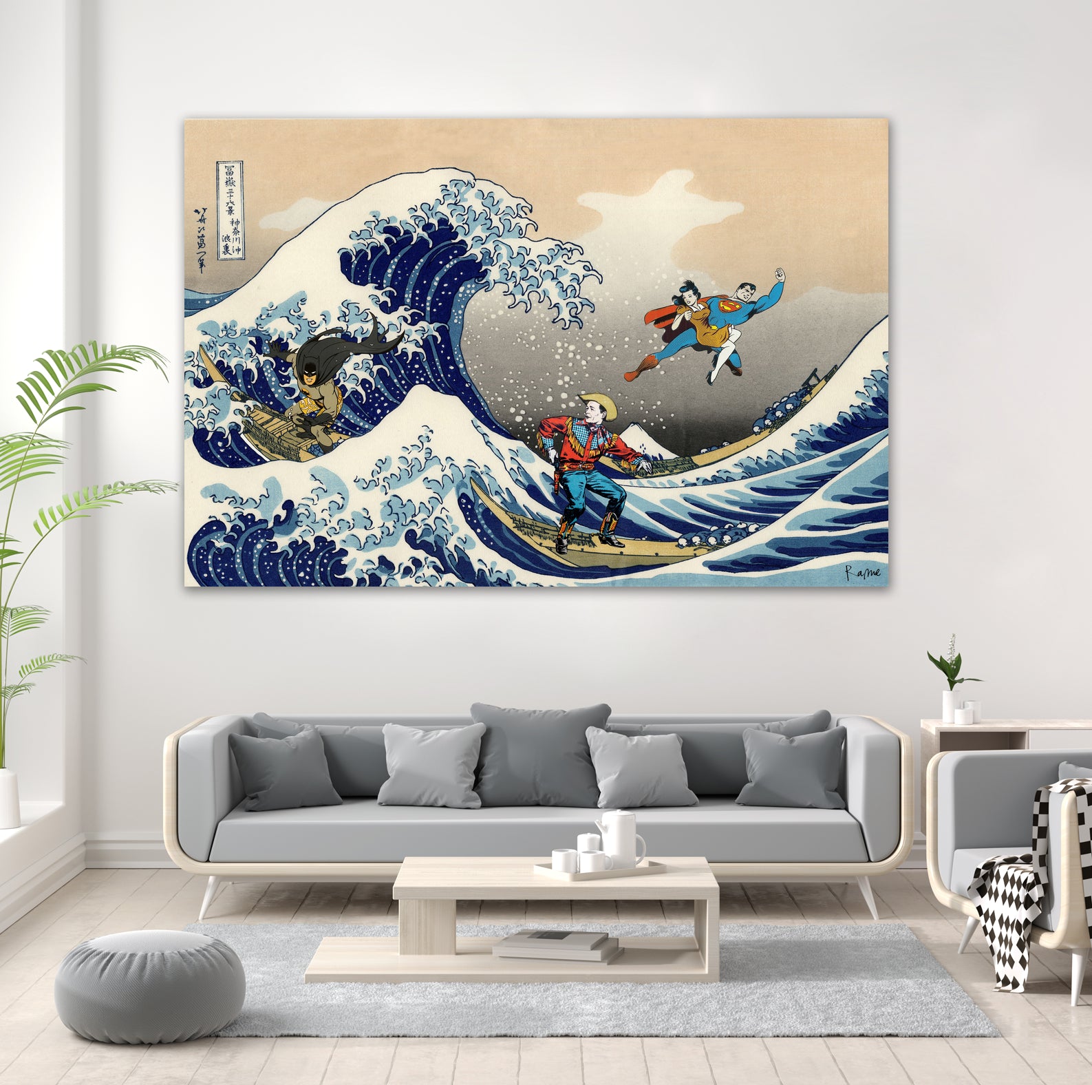 GREAT WAVE by Caterina Lo Cicero on GIANT ART - blue digital drawing