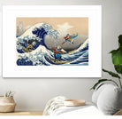 GREAT WAVE by Caterina Lo Cicero on GIANT ART - blue digital drawing