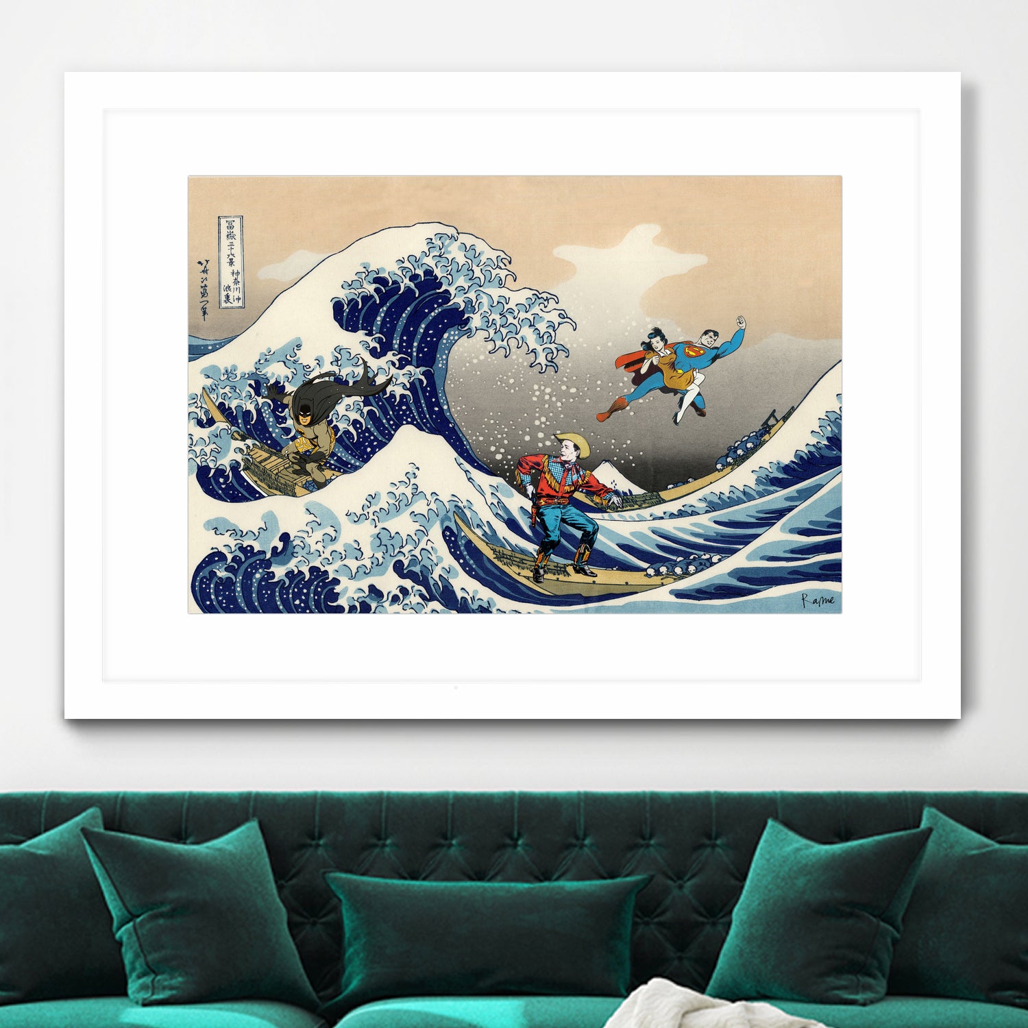 GREAT WAVE by Caterina Lo Cicero on GIANT ART - blue digital drawing