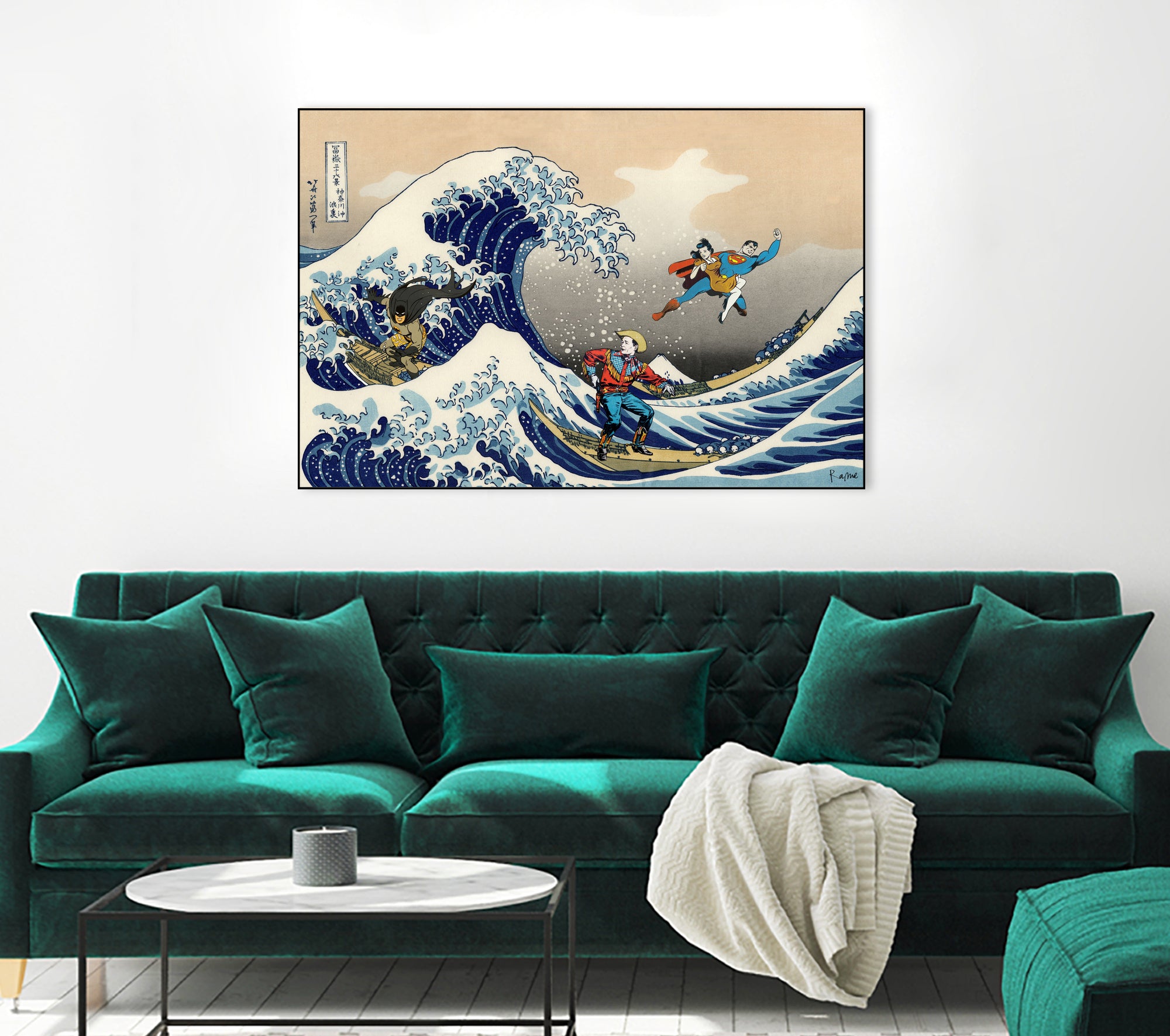 GREAT WAVE by Caterina Lo Cicero on GIANT ART - blue digital drawing