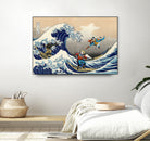 GREAT WAVE by Caterina Lo Cicero on GIANT ART - blue digital drawing