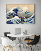 GREAT WAVE by Caterina Lo Cicero on GIANT ART - blue digital drawing