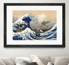 GREAT WAVE by Caterina Lo Cicero on GIANT ART - blue digital drawing