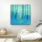 Bluebells, Challock by Nic Squirrell on GIANT ART - green digital painting