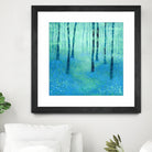 Bluebells, Challock by Nic Squirrell on GIANT ART - green digital painting