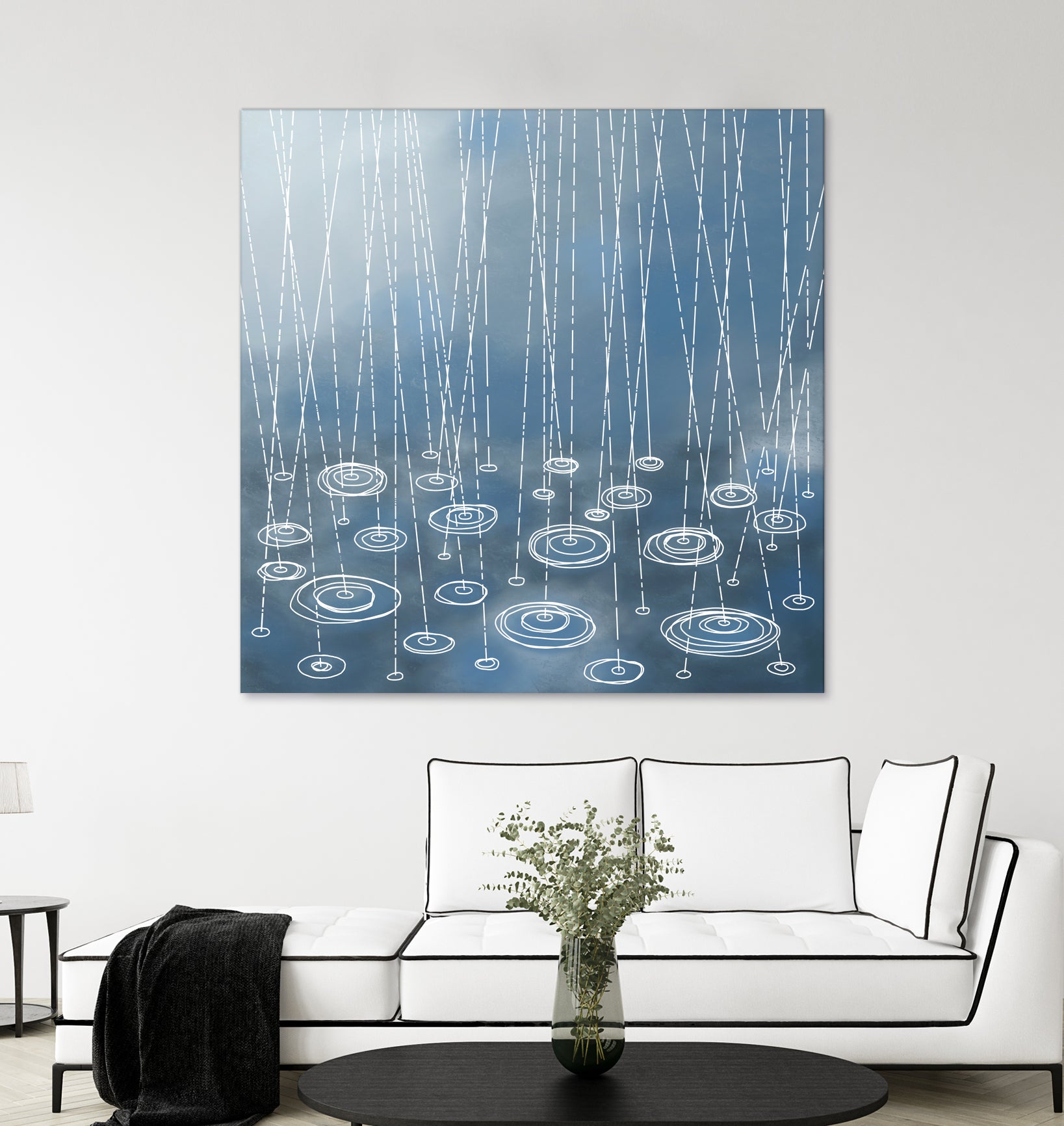 Another Rainy Day by Nic Squirrell on GIANT ART - blue digital painting