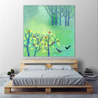 April Landscape by Nic Squirrell on GIANT ART - green digital painting