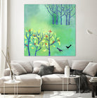 April Landscape by Nic Squirrell on GIANT ART - green digital painting