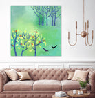 April Landscape by Nic Squirrell on GIANT ART - green digital painting