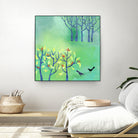 April Landscape by Nic Squirrell on GIANT ART - green digital painting